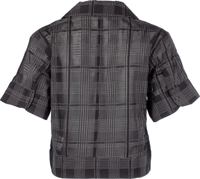 Mackenzie Geometric - Black/White - Whyred - Bluser & Skjorter - VILLOID.no