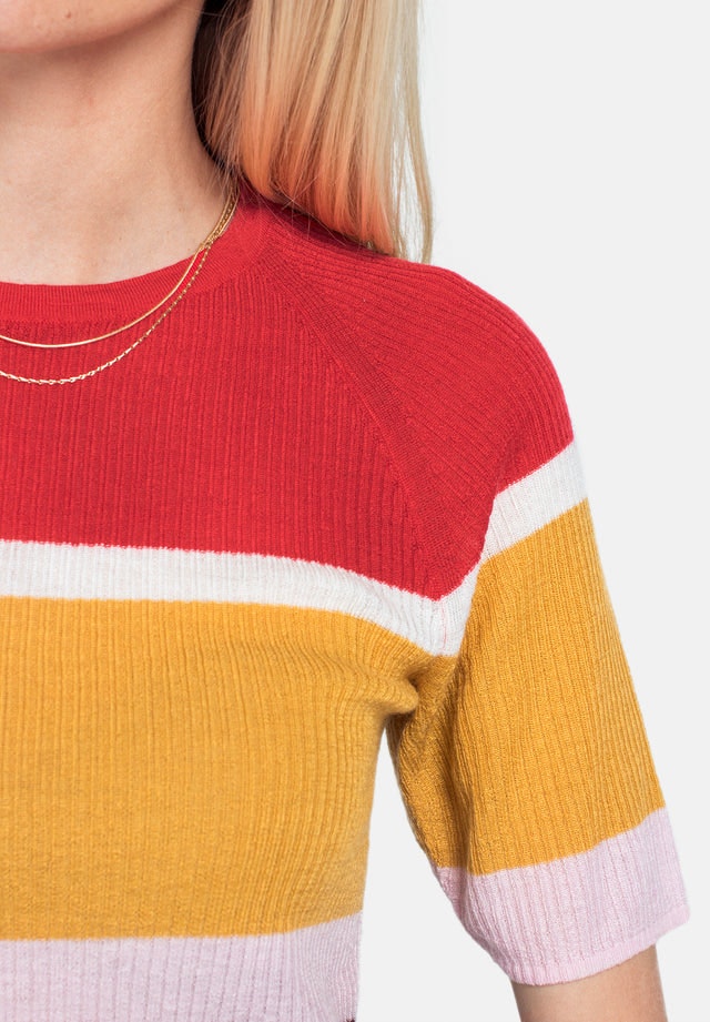 Wool Party T-shirt - Multicolor Stripe - Pierre Robert x Jenny Skavlan - T-skjorter & Topper - VILLOID.no