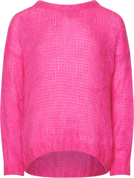 Delta Knit Sweater - Bright Pink