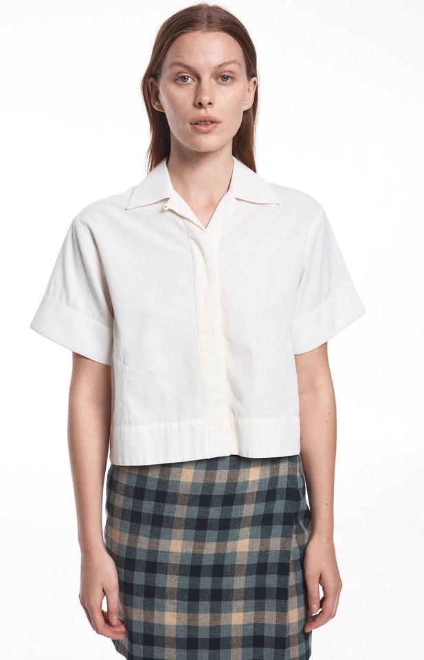 Mackenzie Solid - Off White - Whyred - Bluser & Skjorter - VILLOID.no
