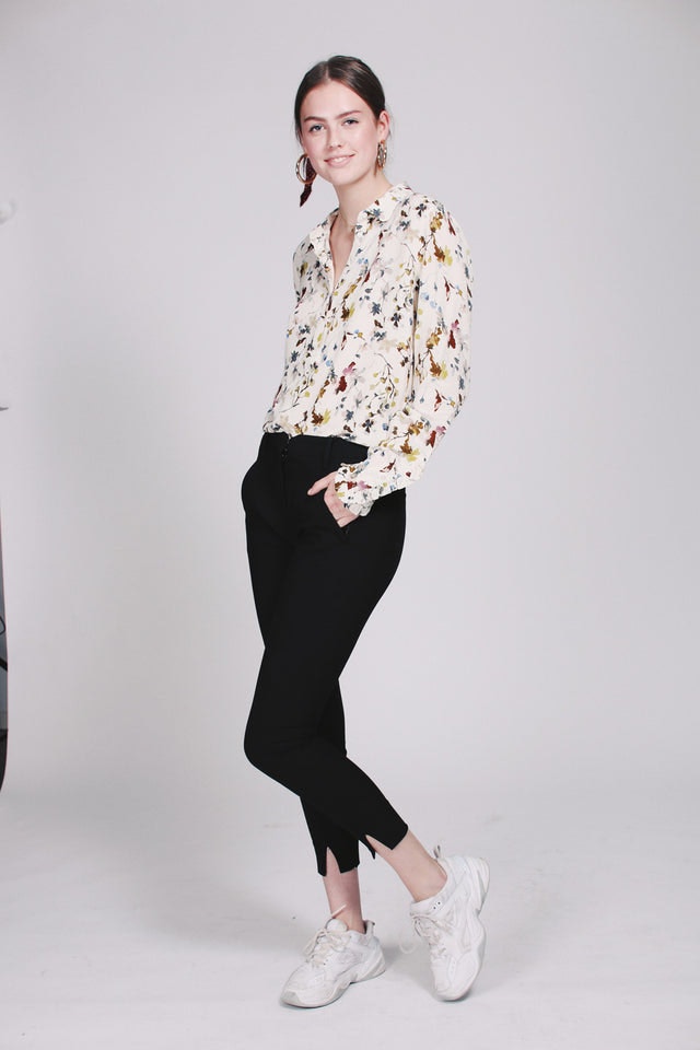 Angelie Split - Black Glow - FiveUnits - Bukser & Shorts - VILLOID.no
