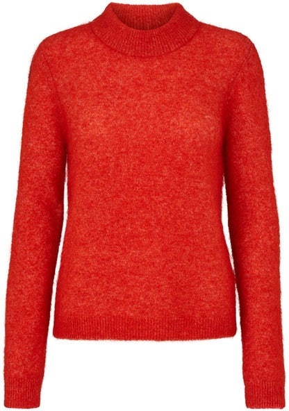Brook Knit O-neck - Poinciana - Second Female - Gensere - VILLOID.no