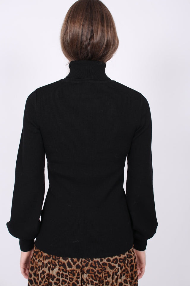 Rosie Merino Sweater - Black - Ella & il - Gensere - VILLOID.no