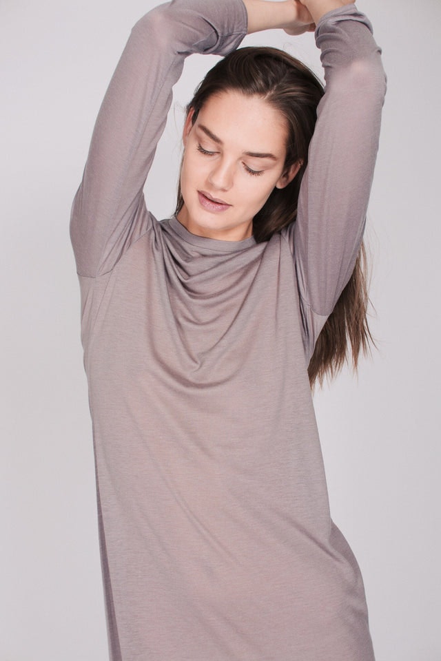 The Sweater Dress - Stone - AWAN - Loungewear - VILLOID.no