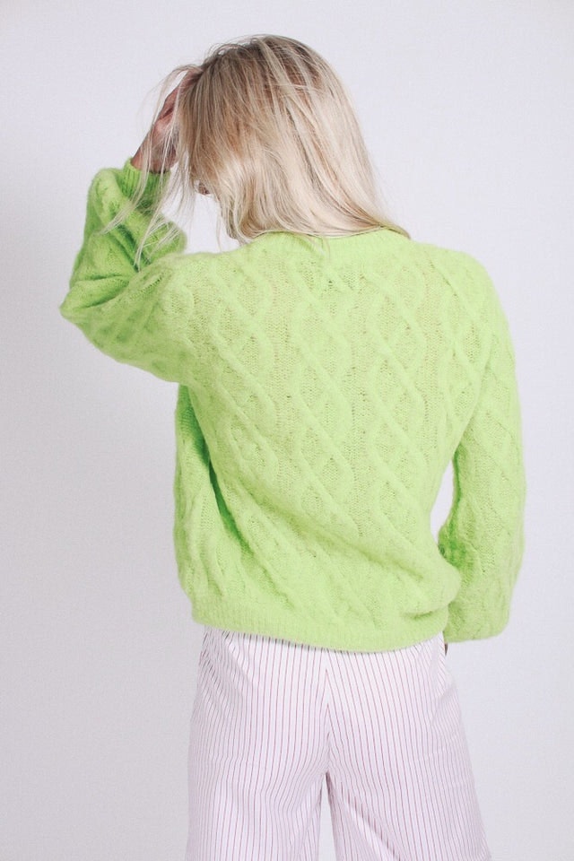 Kaylee Knit - Lime Green - MAUD - Gensere - VILLOID.no