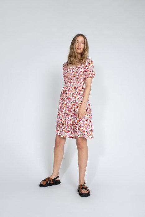Jenny Smocking Dress - Flower