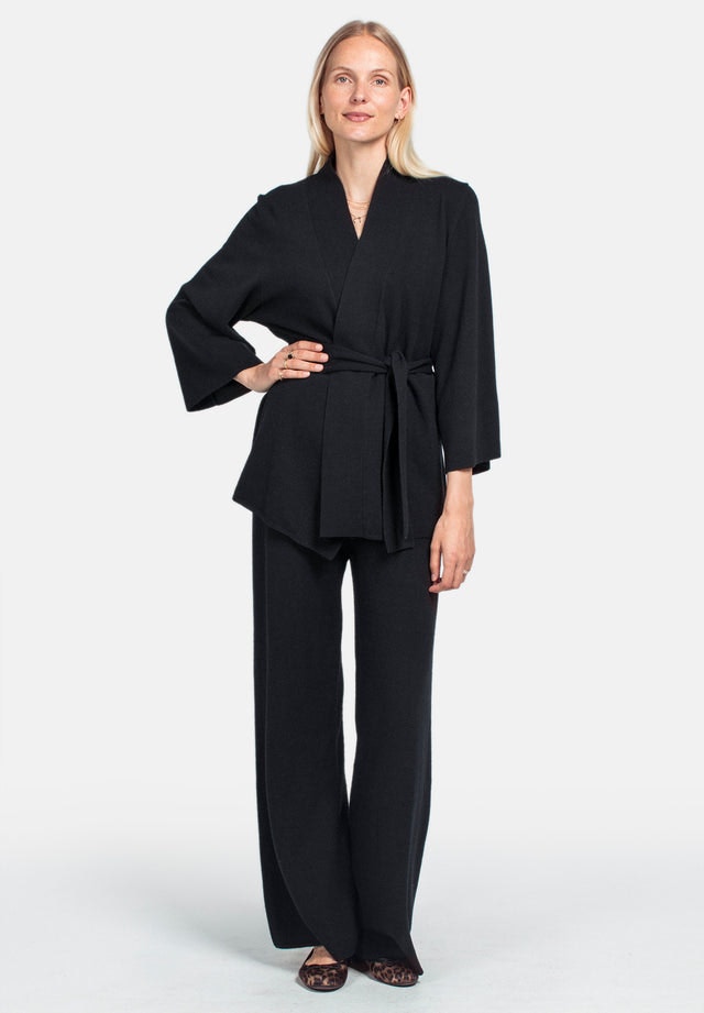 Wool Lounge Sweater - Black - Pierre Robert x Jenny Skavlan - Gensere - VILLOID.no