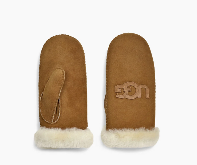 W Logo Mitten - Chestnut - Ugg - Tilbehør - VILLOID.no
