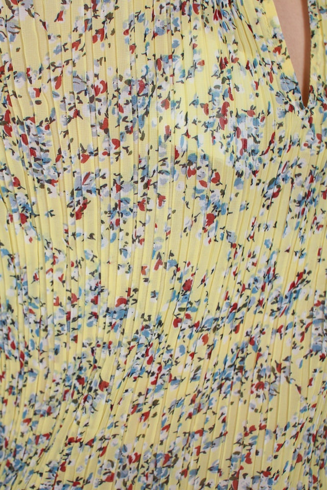 Mini flowerdress - Yellow - Line of Oslo - Kjoler - VILLOID.no