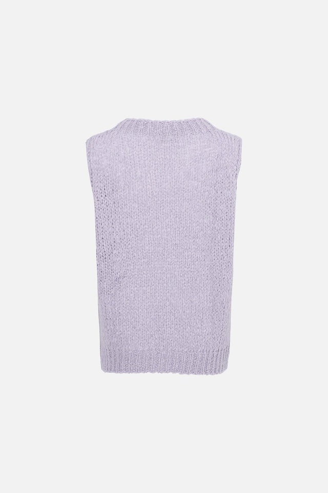 Kala Vest Wool - Pale Lavender