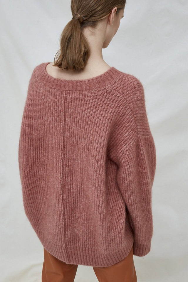 Matilde - Dusty Rose Melange - FWSS - Gensere - VILLOID.no
