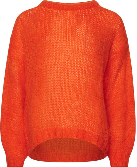 Delta Knit Sweater - Bright Orange