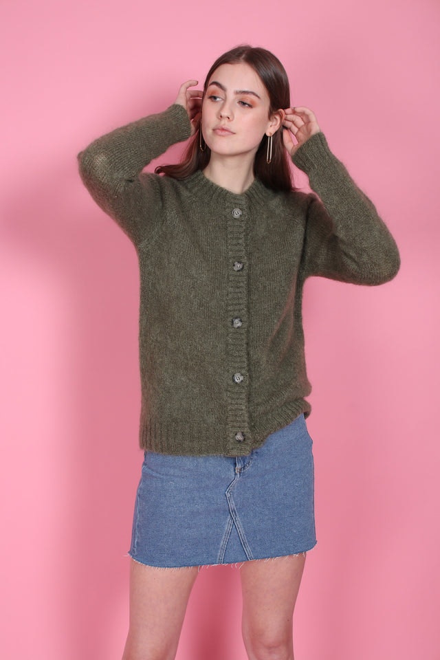 Monty cardigan khaki - IBEN - Gensere - VILLOID.no