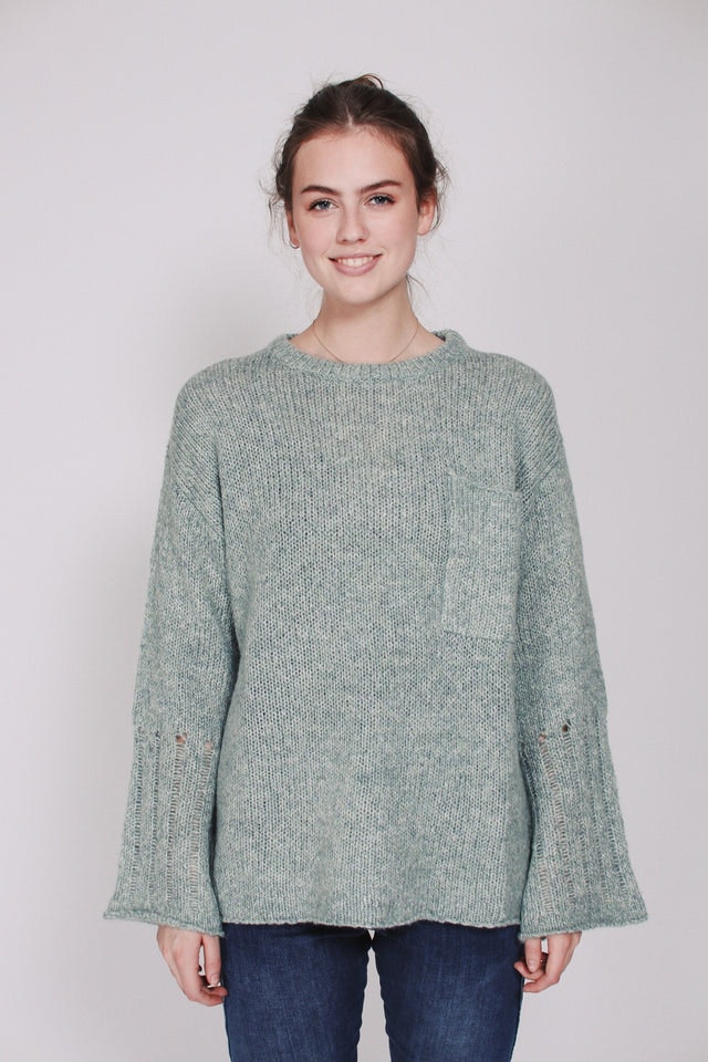 Fifi sweater - Green - Line of Oslo - Gensere - VILLOID.no