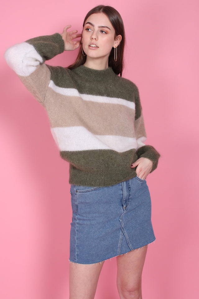 Albert sweater khaki - IBEN - Gensere - VILLOID.no