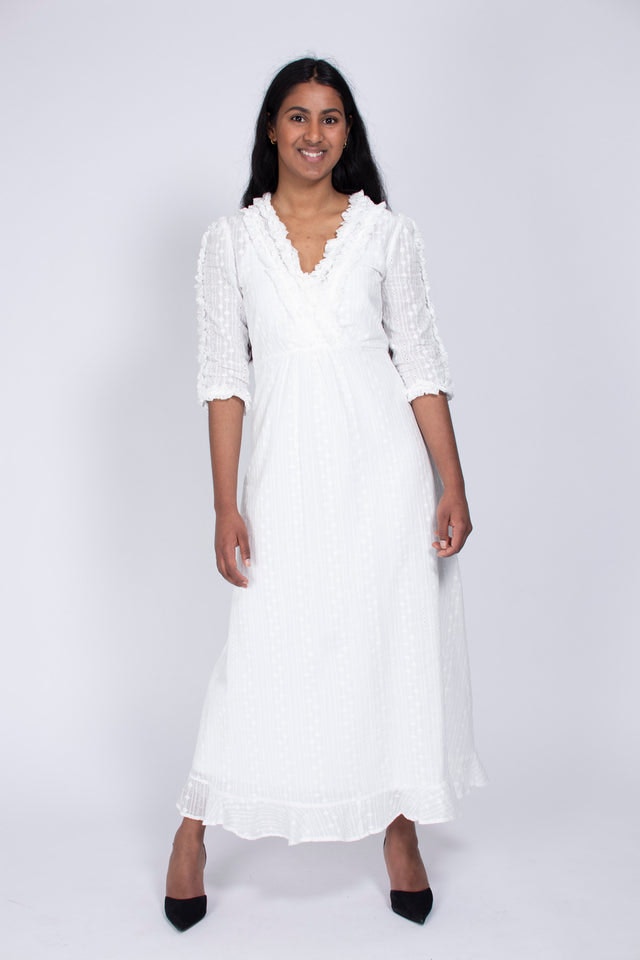 Zelena long lacedress - White - Line of Oslo - Kjoler - VILLOID.no