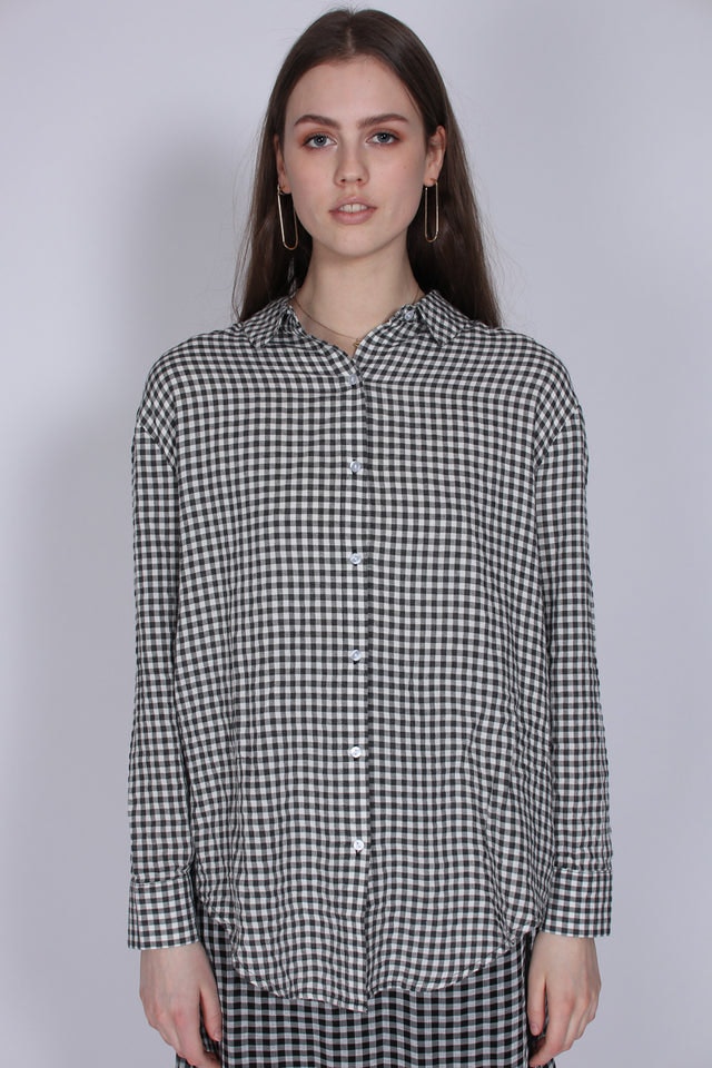 Alex checkshirt - Black - Line of Oslo - Bluser & Skjorter - VILLOID.no