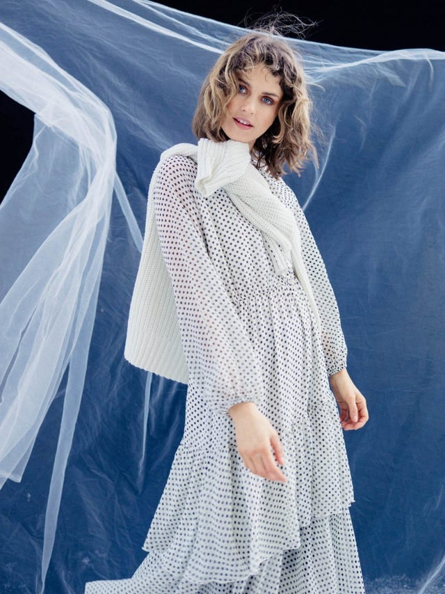 Laurene Dots - White - Line of Oslo - Kjoler - VILLOID.no
