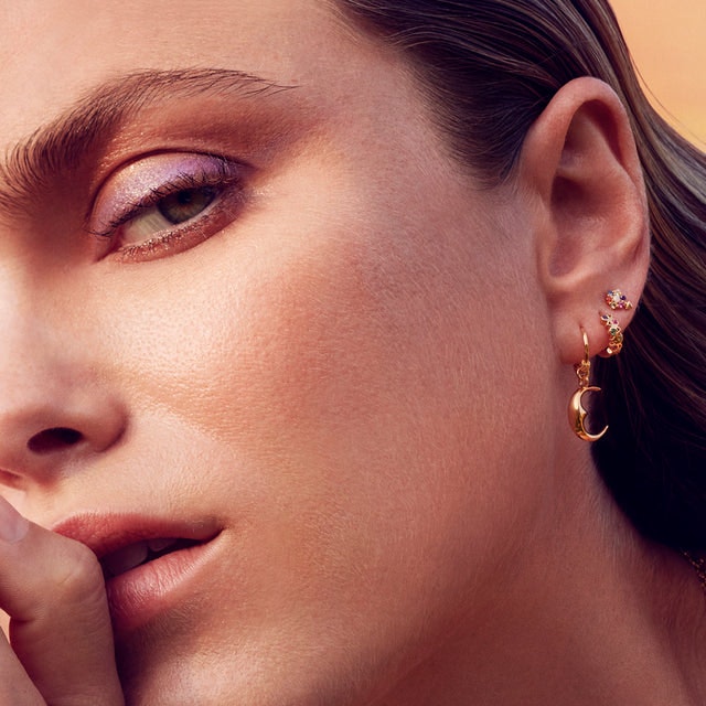 Moonie Earring - Gold