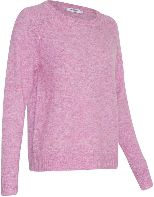 Maimee Mohair O Pullover - Orchid Melange