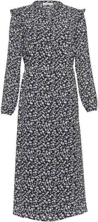 Maella Rikkelie LS Dress AOP - S Cap Spot - Moss Copenhagen - Kjoler - VILLOID.no