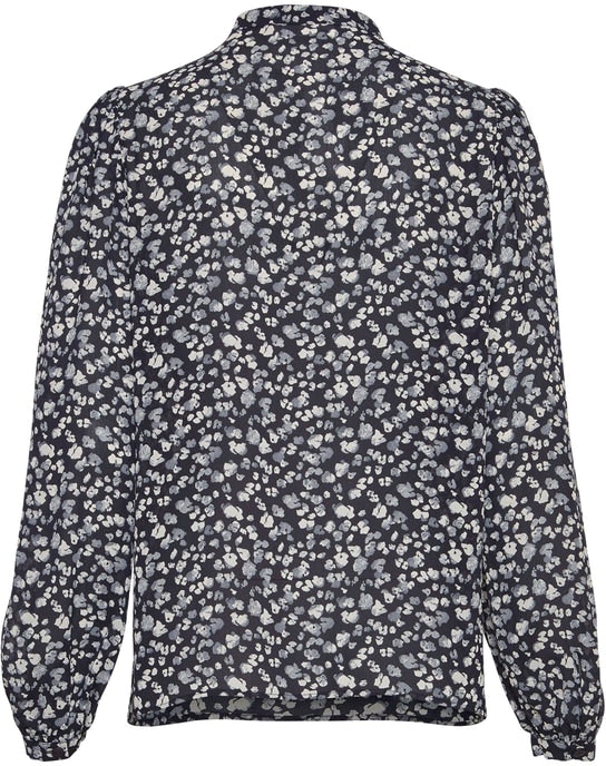 Maella Rikkelie LS Top AOP - S Cap Spot - Moss Copenhagen - Bluser & Skjorter - VILLOID.no