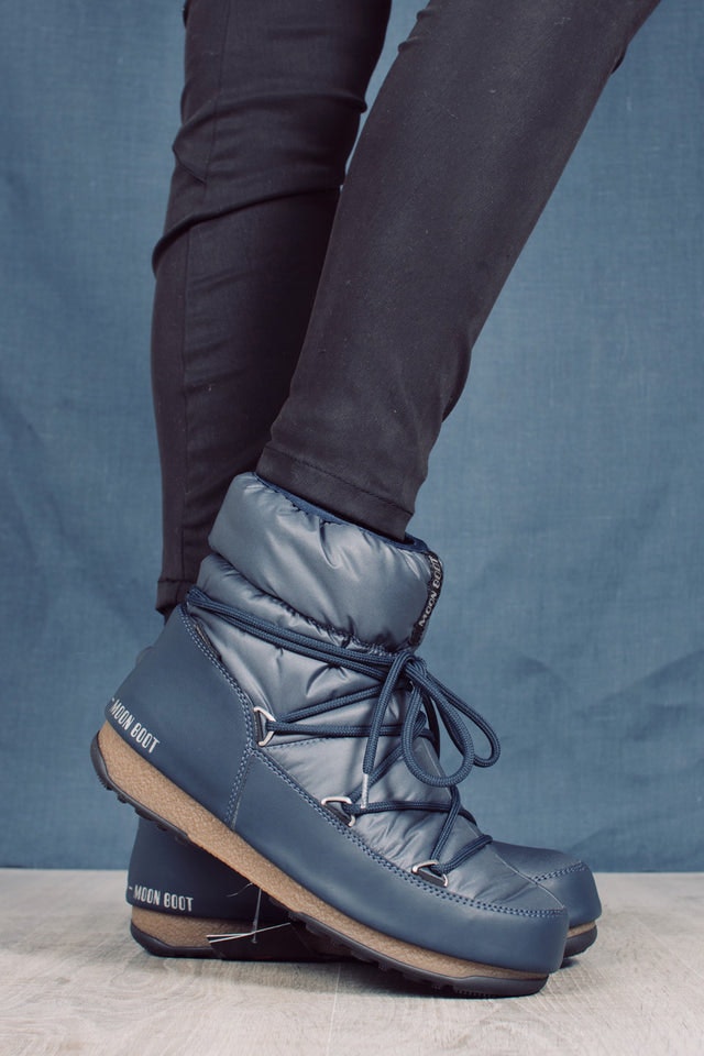 Moon Boot W.E Low Nylon - Denim Blue - Moon Boot - Sko - VILLOID.no