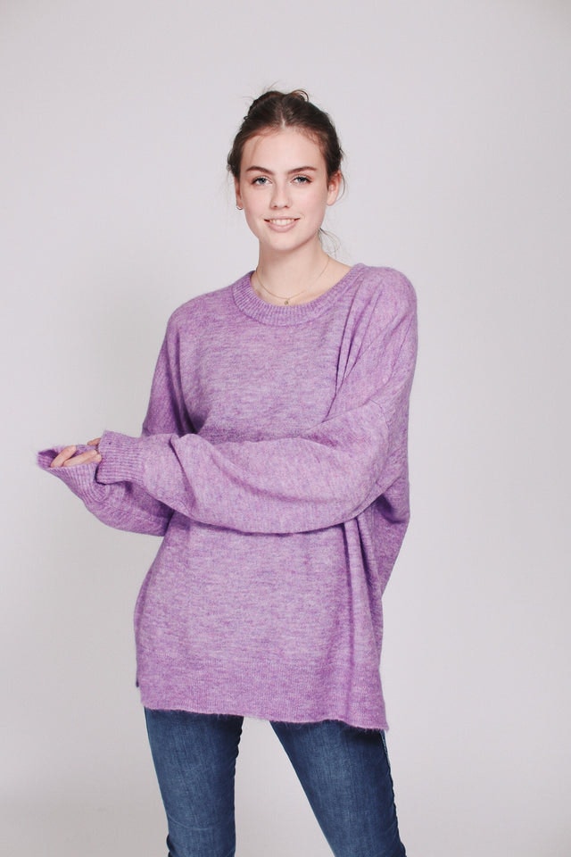 Simone Sweater - Lavender - Line of Oslo - Gensere - VILLOID.no
