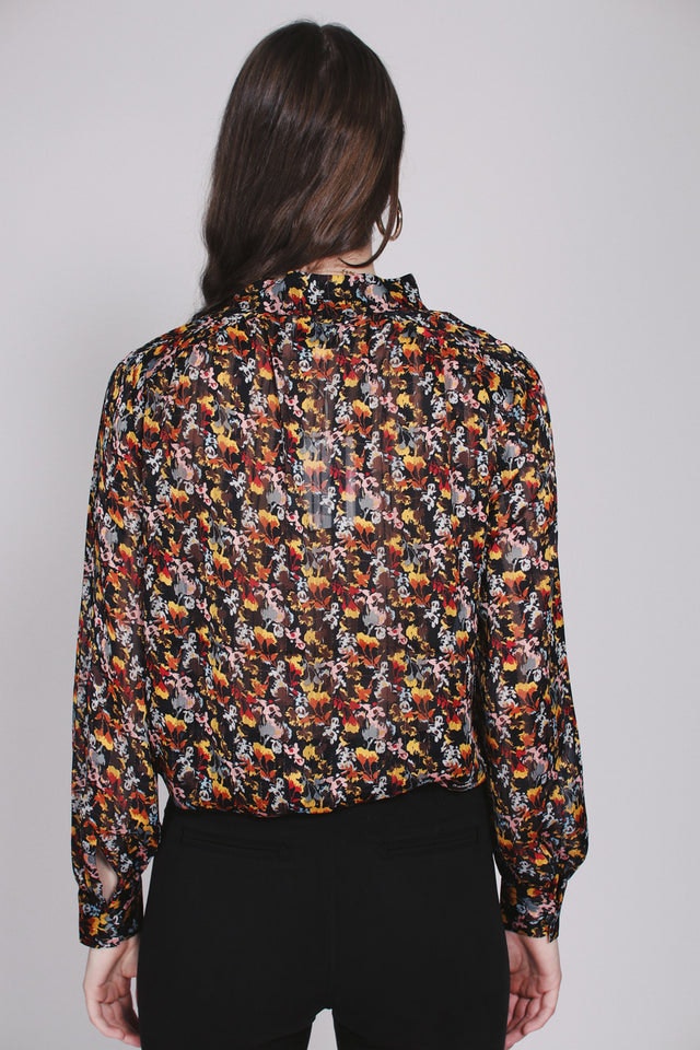 Leon Blouse - Black - Second Female - Bluser & Skjorter - VILLOID.no