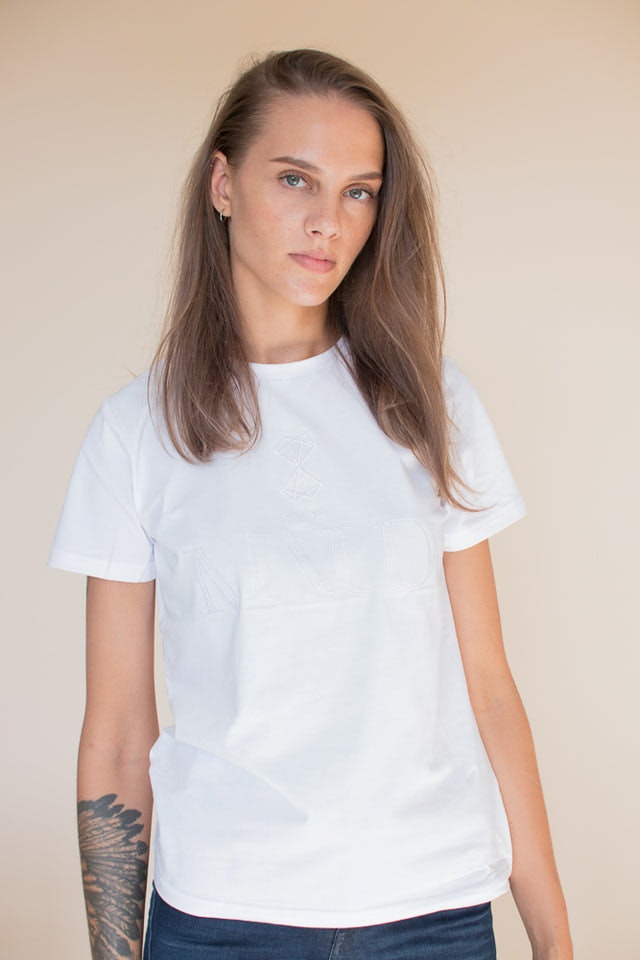 Maud Tonal t-shirt - White - MAUD - Bluser & Skjorter - VILLOID.no