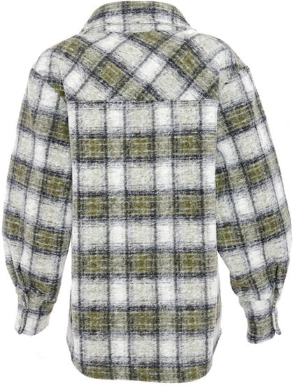 Viksa Jacket Wool - Grey/Green - Noella - Jakker - VILLOID.no
