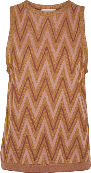 Bea Knit Top - Autumn Leaf - Second Female - T-skjorter & Topper - VILLOID.no