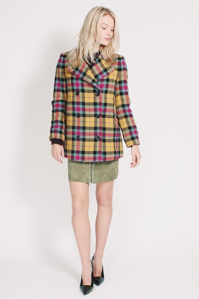 Short check Jacket - Multicolor - MAUD - Jakker - VILLOID.no