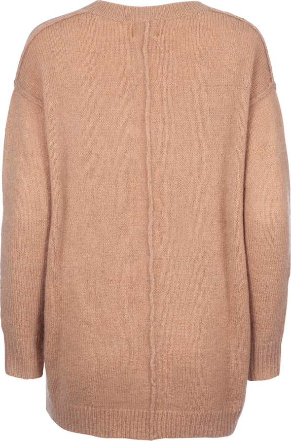 Lydia Solid Knitted - Camel - Line of Oslo - Gensere - VILLOID.no