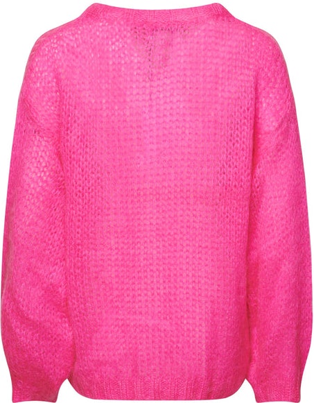 Delta Knit Sweater - Bright Pink