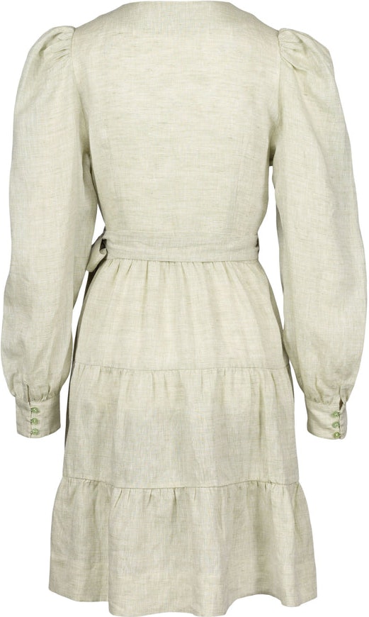 Agnes Linen Dress - Green