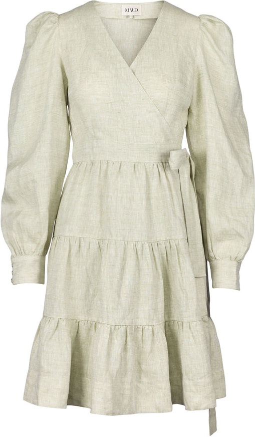 Agnes Linen Dress - Green