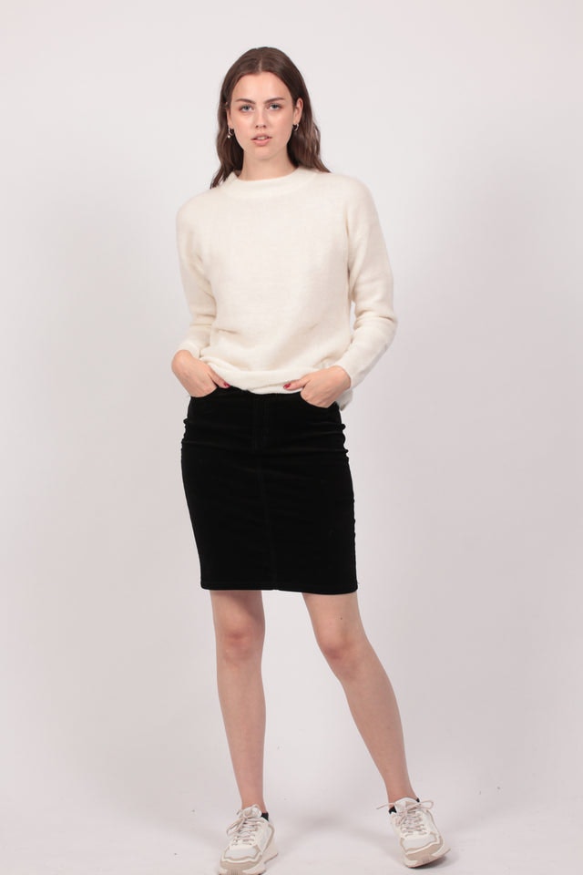 PapinaIW O-neck Pullover - White Smoke - InWear - Gensere - VILLOID.no