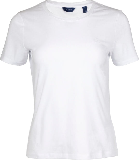 Ctn/Ela SS Top - White