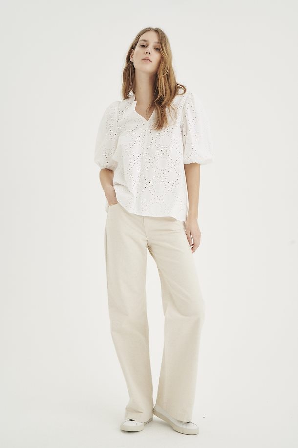 HarleneIW Debby Blouse - Pure White