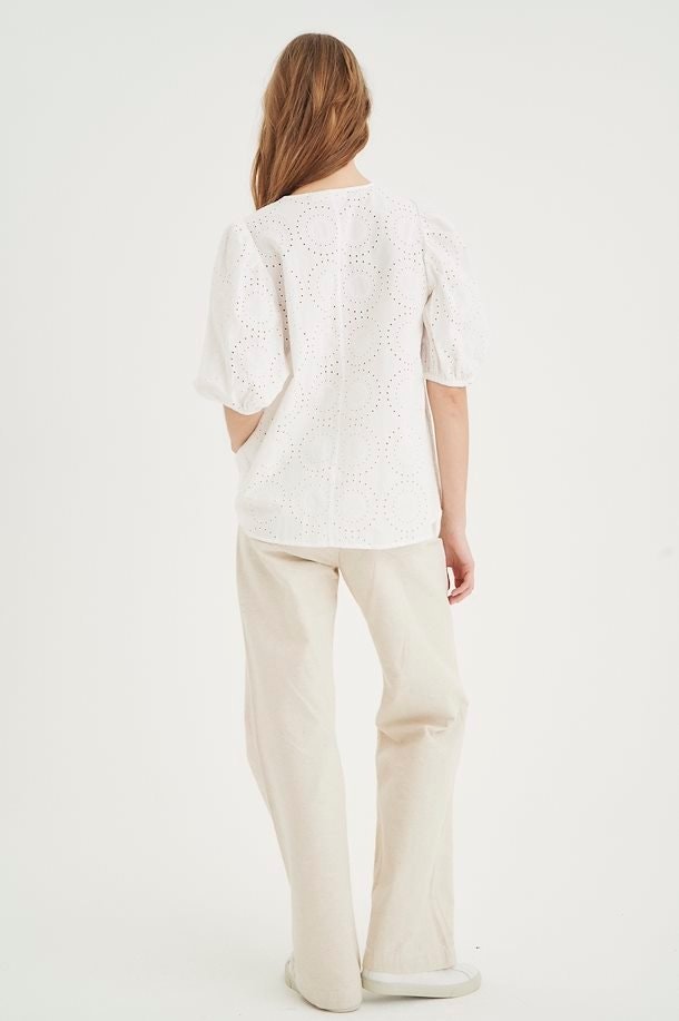 HarleneIW Debby Blouse - Pure White