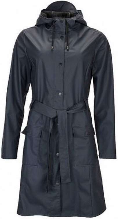 Curve Jacket - Blue - Rains - Jakker - VILLOID.no