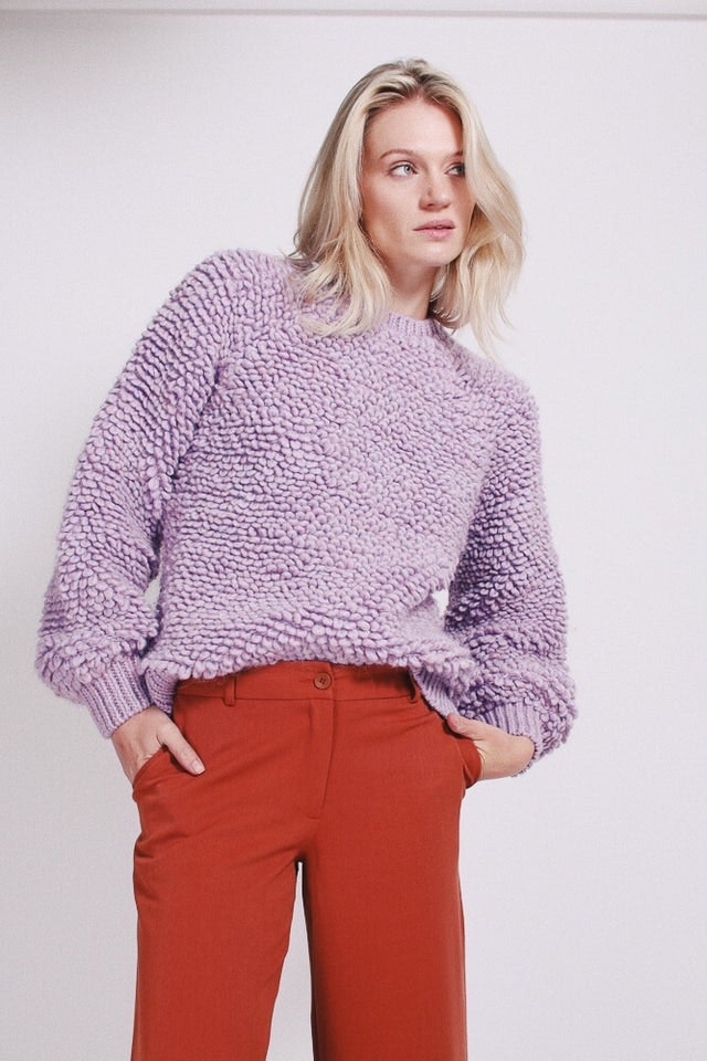 Loop Knit - Lavender Fog - MAUD - Gensere - VILLOID.no