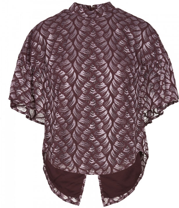Butterfly top - Vineyard wine - MAUD - Bluser & Skjorter - VILLOID.no