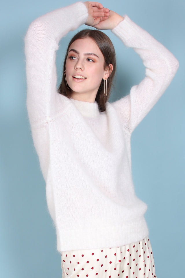 Monty sweater - Hvit - IBEN - Gensere - VILLOID.no
