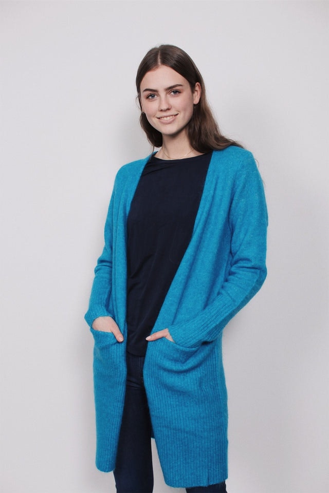 Brook Knit New Cape - Swedish Blue - Second Female - Gensere - VILLOID.no