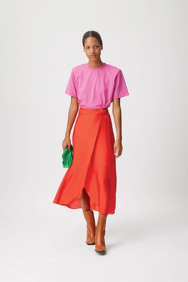 LuellaGZ HW Wrap Skirt - Red Alert