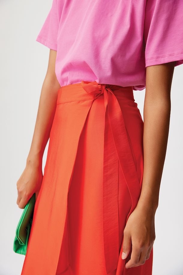 LuellaGZ HW Wrap Skirt - Red Alert