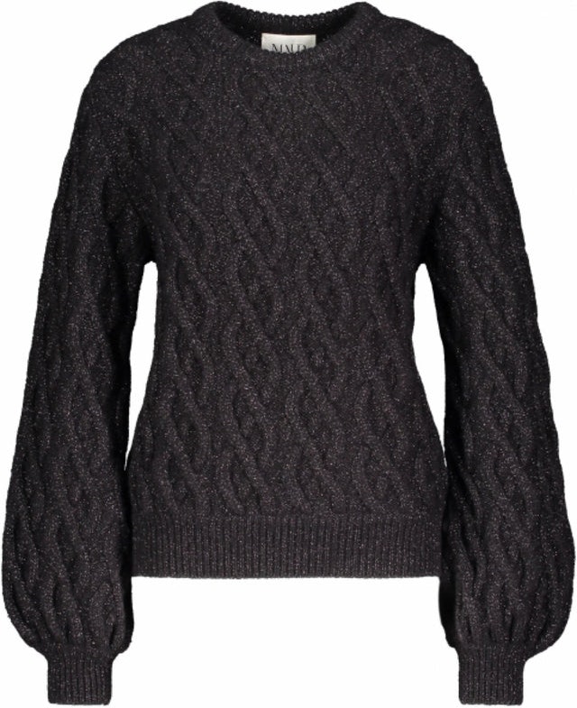 Kaylee Knit Lurex - Black - MAUD - Gensere - VILLOID.no