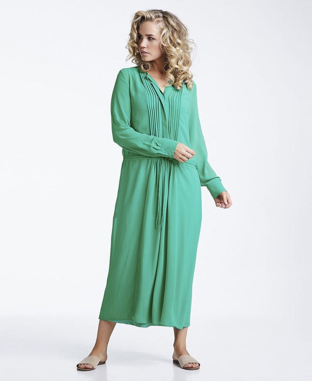 Annabel soliddress - Green - Line of Oslo - Kjoler - VILLOID.no